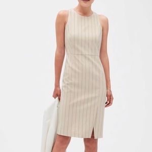 Pinstripe Sheath Dress